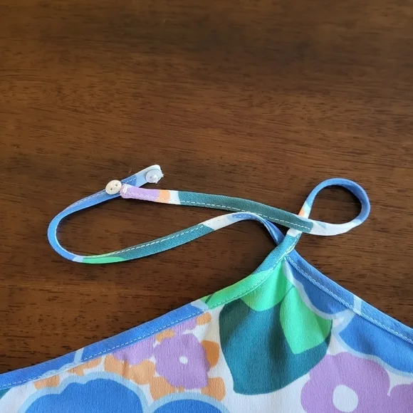 ⭐️3/$25⭐️ NWT Zara Women's Floral Halter Backless Crop Top Size XS - Picture 7 of 12